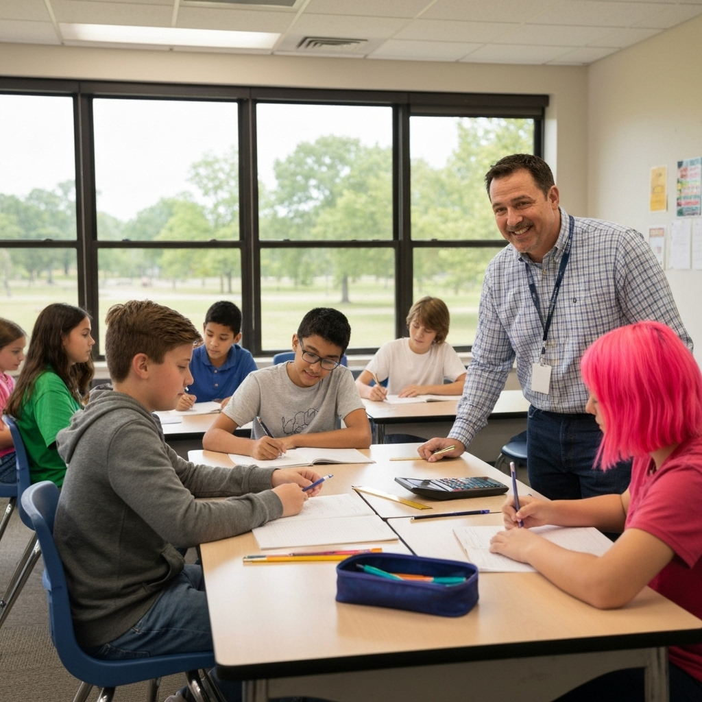 Middle school students